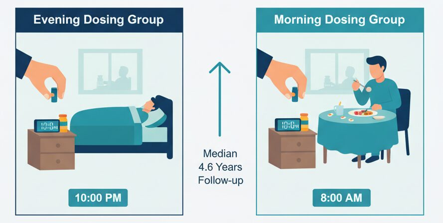 BedMed試験：降圧薬の服用タイミングに関する研究