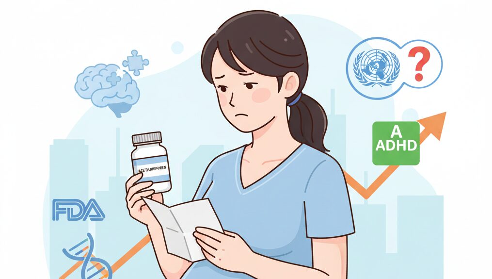 妊娠中のアセトアミノフェン使用と神経発達障害リスクに関する最新の科学的知見